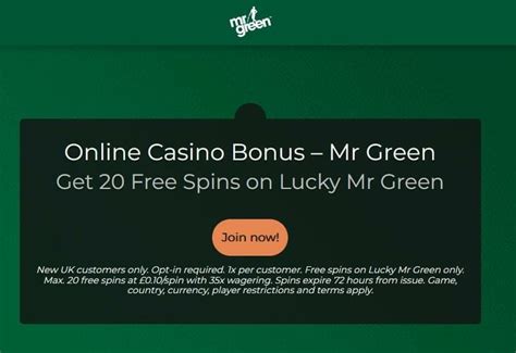 lucky mr green free spins  50 free spins at £0